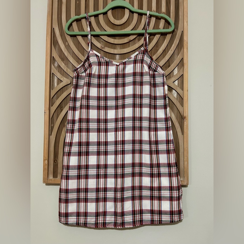 Urban Outfitters/Renewal Plaid dress Christmas Casual Sustainable